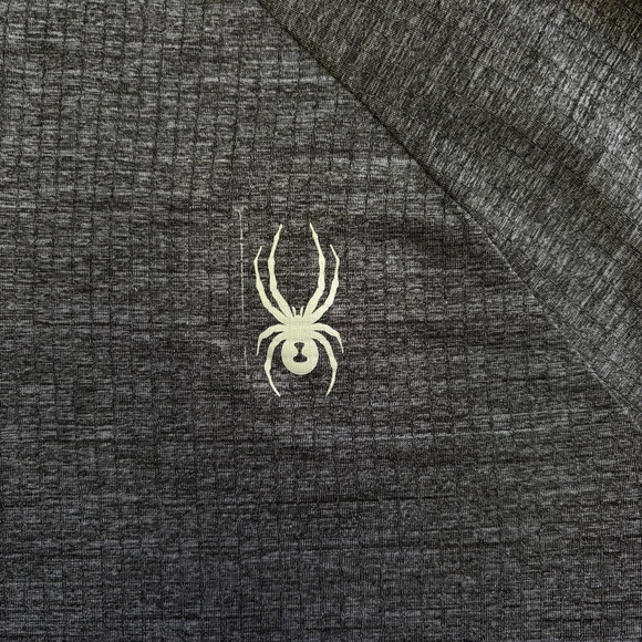 Spyder Active Men's Long Sleeve 1/4 Zip Shirt, Gray, Large NWT - Picture 7 of 15